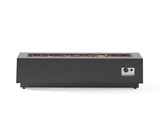 40" Outdoor 50,000 BTU Rectangular Iron Propane Fire Pit, Dark Grey 62836.00BRN-50K
