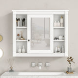 35'' x 28'' Wall Mounted Bathroom Storage Cabinet, Medicine Cabinet, Modern Bathroom Wall Cabinet WF305081AAK