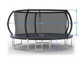 YC 12FT trampoline Pumpkin- Standard-Black W550P288183