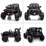48.4" Ride On Car for Kids, Battery Powered Electric Car with 2 Seats, Remote Control, 14" 76762901