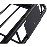 Rooftop Cargo Carrier Basket Motoring Roof Rack,Top Mount Roof Rack 64" black steel 89067829