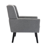 ZNTS Modern Soft Linen Material Ergonomics Accent Chair Living Room Chair Bedroom Chair Home Chair With W67634084