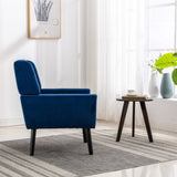 Modern Soft Velvet Material Ergonomics Accent Chair Living Room Chair Bedroom Chair Home Chair With W676P313964