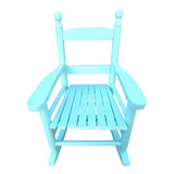 ZNTS Children's rocking light Light Blue chair- Indoor or Outdoor -Suitable for kids-Durable 91426325