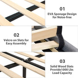 Storage Headboard ,QUEEN Size with RF LED Lights W2239P203011