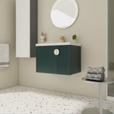 28 Inch Bathroom Vanity with Ceramic Sink, For Small Bathroom, Bathroom Vanity with Soft Close Door W999P146023