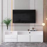 ZNTS TV cabinet, TV cabinet, entertainment center, TV console, media console, brand hardware, imported W67942997