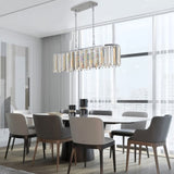 (Same as W1340P189407/L5018) Modern Oval Crystal ceiling chandelier Luxury Home Decor Light Fixture