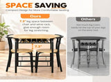 PVC Breakfast Table Chair Plus Version Burlywood 11121292