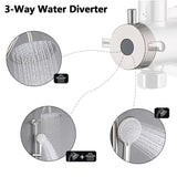 Shower Head with Handheld Shower System with 10" Rain Shower Head W1219P264266