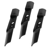 Set of 3 Mower Blades Fit for 50" Lawn Tractor and RZT Mowers Cub Cadet 942-05052A 66186659