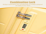 28" Large Suitcase, ABS Hardshell, Upgraded Crack-Resistant Iron Handle, Combination Lock, 360&deg W2787P536187