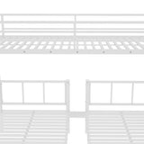 Twin over Twin & Twin Bunk Beds for 3, Twin XL over Twin & Twin Bunk Bed Metal Triple Bunk Bed, 10666024