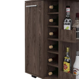 Tennessee Bar Cart, One Cabinet With Division, Six Cubbies For Liquor, Two Shelves B128P176191