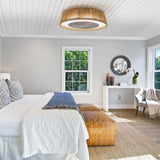 (Same as W1340137055/L10003) Bohemian style LED Dimmable Ceiling Light With Built-In Fan - Remote W1340P209774