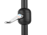 9ft Patio Umbrella, Outdoor Market Umbrella with Push Button Tilt, Crank Handle, 6 Sturdy Iron Ribs, 63147882