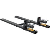 VEVOR Pallet Forks, 4000 lbs Clamp on Pallet Forks, 60" Total Length Heavy Duty Pallet Forks with T3342P309888