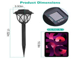 6Pack Solar Powered Stake Light Decorative Landscape Lamp IP45 Waterproof Auto On Off 80420771