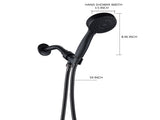 Handheld Shower Head with Hose High Pressure Shower Heads, Oil Rubbed Bronze 75514684