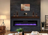 60 Inch Electric Fireplace, Recessed and Wall Mounted Fireplace W1769139419