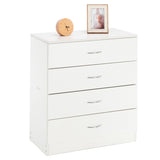 Modern Simple 4-Drawer Dresser White 63880802