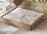 3-Piece Full/Queen 100% Cotton Sateen Duvet Cover Set,Terracotta/Linen B035P408291