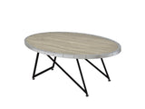 Allis Weathered Gray Oak & Metal Finish Coffee Table B2726P281893