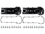 Pair Aluminum Engine Valve Cover Left & Right with Gasket Replacement for Jaguar S-Type 3.0L 25707937