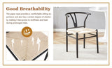 Wesborn Chair - Y-shaped Medieval Style Armchair for Dining Table, Woven Seat W2920P278932