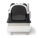 Stainless Steel Cat Litter Box with Panda Design, Extra Large Litter Box with Lid for Big Cats, 56119504