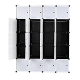 ZNTS 20 Cube Organizer Stackable Plastic Cube Storage Shelves Design Multifunctional Modular Closet 41270526