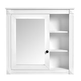 Bathroom Medicine Cabinet with Mirror, Wall Mounted Mirror Cabinet with Storage Organizer, Over the N710P209436K