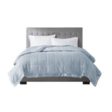 Lightweight Down Alternative Blanket with Satin Trim B03598501