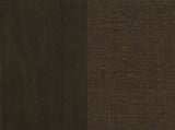 Set of 2 Fabric Upholstered Dining Chairs, Chocolate B016P223109