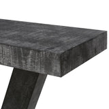 60 Inches Vintage Distressed Wood Entryway Bench with 2-Tier Solid Wood Veneer Storage Cabinet, 59018990