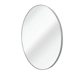 42 Inch Silver Metal Framed Round Bathrrom Mirror for Wall. W2203P304238