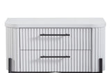 2 Drawer Nightstand - White B2699P270991