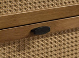 Vichy Wood and Rattan 4-Drawer Chest T2574P290369