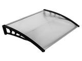 HT-100 x 80 Household Application Door & Window Rain Cover Eaves Canopy White & 87203302