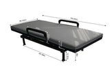 Twin-XL Electric Lift Bed for Seniors - Wired Remote Control with One-Touch Backrest Lift & Leg 58076837