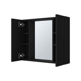Draco Medicine Cabinet, Mirror, Double Door, One External Shelf B128P148704