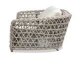 Everly 63.5" Woven Frame Barrel Deep Seating Patio Loveseat Sofa, Oat Beige Axroma Olefin B2719P245983