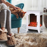 750W / 1500W 23" Electric Fireplace-White 26705569