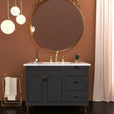 2 Handle Widespread Bathroom Faucet 3 Hole, with Pop Up Drain and 2 Water Supply Lines, Gold W124379943