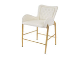 28.75inch Counter Height Bar Stools Set of 2, Bar Height Arm Chairs, Velvet Fabric Stools with N762P199823K