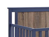 Connelly 4-in-1 Convertible Crib Midnight Blue/Vintage Walnut B022P204866