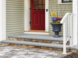 Handrails for Outdoor Steps, Iron Handrail Fits 1 Step, Transitional Handrail with Installation Kit, 99378762