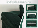 Compression Human Dog Sofa Bed for Adult & Pets,Modern Floor Couch With Pillow for Living Room 32722430