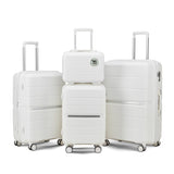 ZNTS Luggage Sets 4 Piece PP Lightweight & Durable Expandable suitcase W2098126459