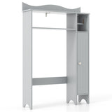 Gray bathroom cabinet, bathroom storage rack 77052113
